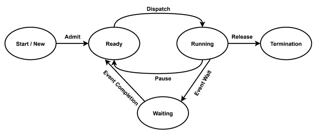 Process life cycle diagram